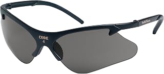 KLEENGUARD Smith & Wesson Code 4 Safety Glasses (19836), Black Frame, Smoke Lens (Safety Sunglasses), 12 Pairs/Case