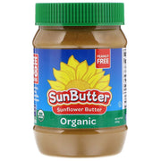 Organic Sunflower Butter 16 oz 454 g by SunButter – 16 Ounce (Pack of 1), Model SBT-19049