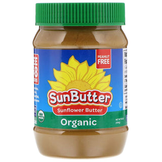Organic Sunflower Butter 16 oz 454 g by SunButter – 16 Ounce (Pack of 1), Model SBT-19049