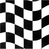Creative Converting 660944 Black/White Check 2 Ply Lunch Napkins 216 Counts
