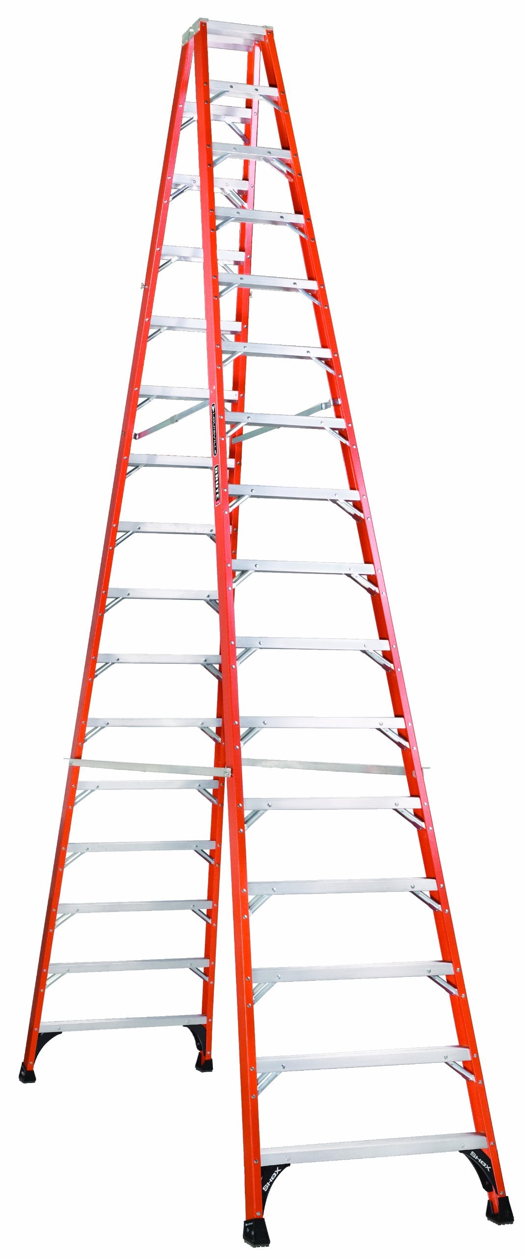 Louisville Ladder 16 feet / Silver / Twin Front Step Ladders