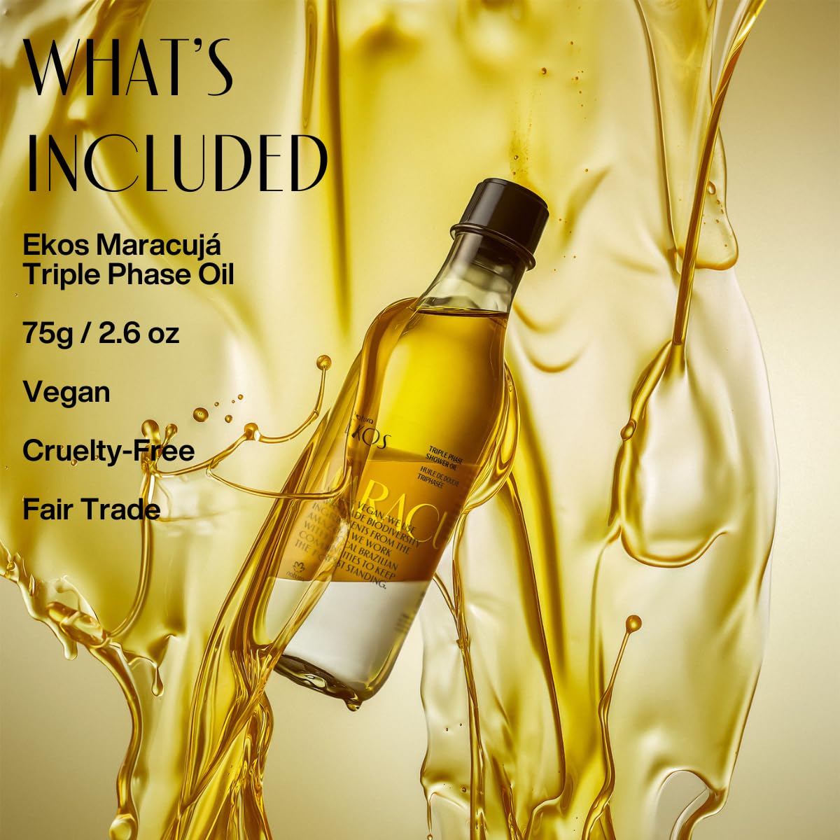 Passion Fruit Triple Phase Body Oil by Natura – 6.7 Fl Oz (Pack of 1), Model 2689
