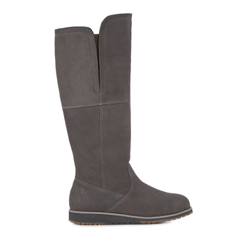 Women's Quin Hi Charcoal 8 M by EMU – 8, Suede, Charcoal, Model 9330071615737