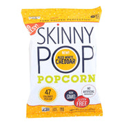 Aged White Cheddar Popcorn by SkinnyPop – 4.4 Ounce (Pack of 12), Plastic, No Color, Pack of 12, Model 859661006001