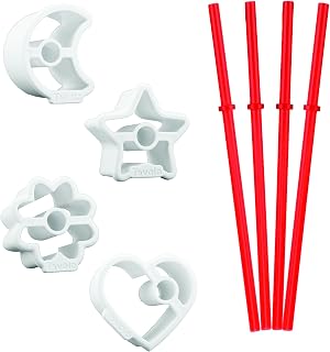 Tovolo Straw Cookie Cutters, Dishwasher Safe, Set of 8