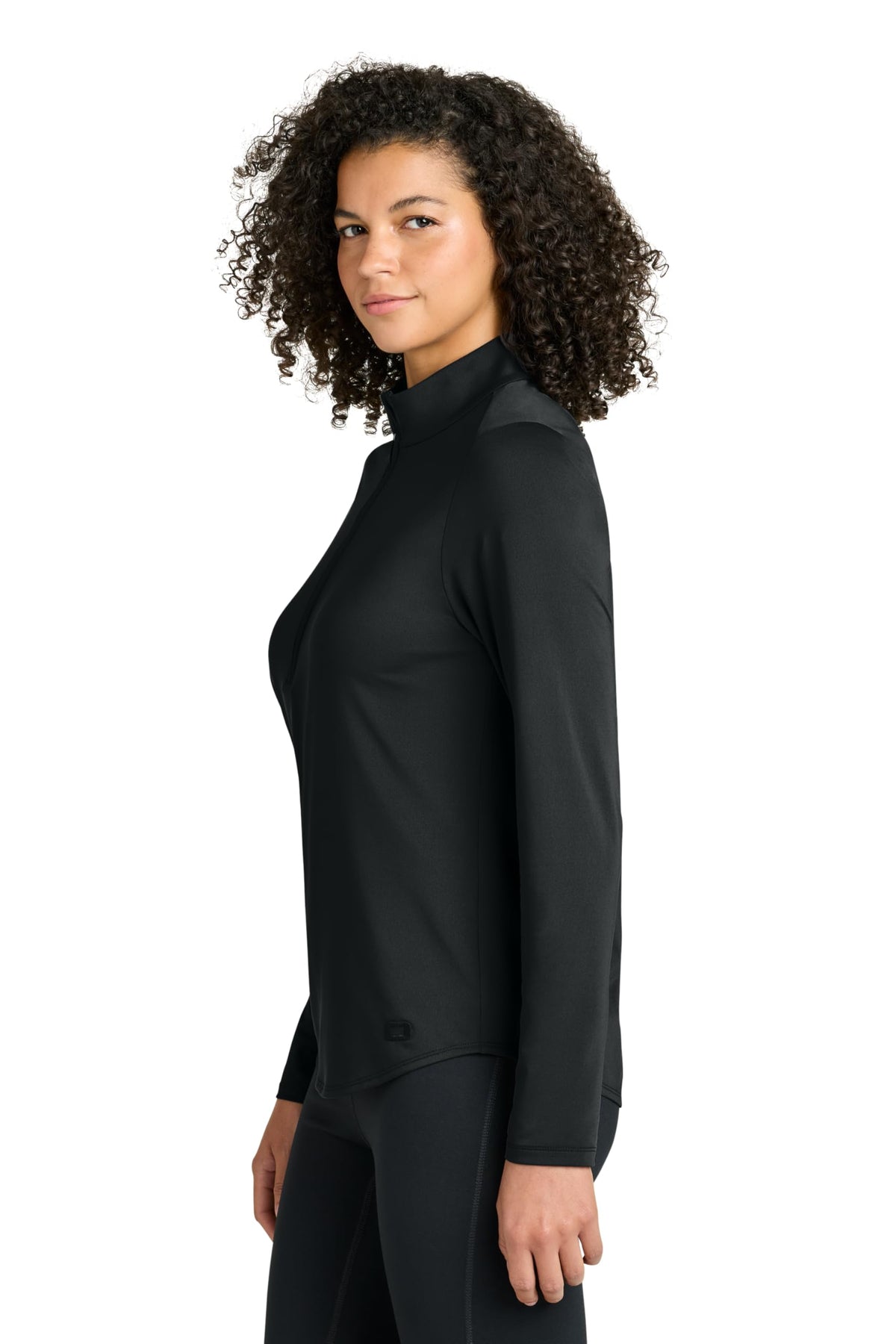 Women's Regain 1/2-Zip - Lightweight Athletic Pullover by OGIO – Medium, Blacktop, Model LOG172