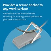 Kensington 1 Count (Pack of 2) / Desk Mount / Grey Security Locks