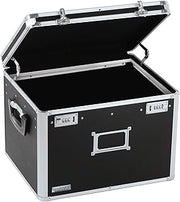 Vaultz Locking File Storage Chest, Two-Handled, Letter/Legal File Storage