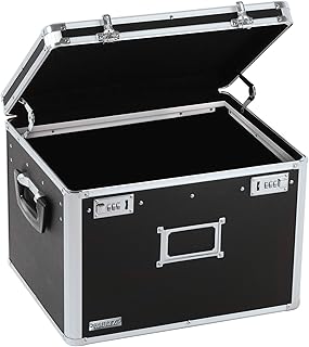 Vaultz Locking File Storage Chest, Two-Handled, Letter/Legal File Storage