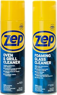 Zep Oven & Grill Cleaner 19oz (1ct) and Foaming Glass Cleaner (1ct)