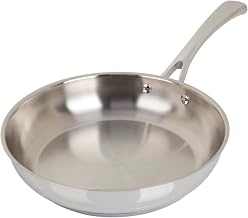 Oster Cuisine 89464.01 Derrick 9.5 Inch Stainless Steel Frying Pan, Silver
