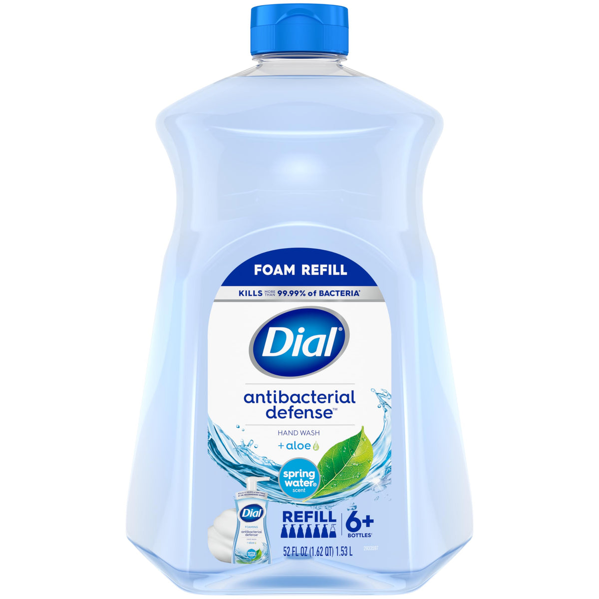 Antibacterial Foaming Hand Soap Refill by Dial – Commercial Grade