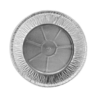 11" Extra Deep Disposable Pie Pans #2411 (50 Pack by Handi-Foil – 11", 44 fluid_ounces, Aluminum, Silver, Pack of 50