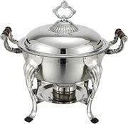 Winco Round Crown Chafer, 6-Quart, Stainless Steel