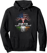 Curtis Irish Family Name Shirt Irish Roots Pullover Hoodie