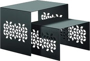 Rosseto SK054 Mosaic Nesting 2 Square Black Matte Risers