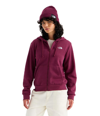 Evolution Simple Dome Full Zip Hoodie by The North Face – X-Small, Cotton, Burgundy Crush, Model NF0A8EU0MVO