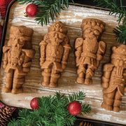 Nutcracker Sweets Cakelet Pan by Nordic Ware – 6 Cup Capacity, 6.0 cups, Aluminum, Silver, Model 92977