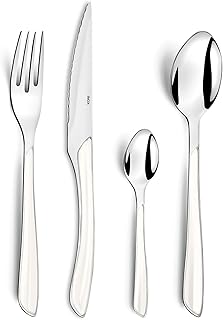 24pc Cutlery Set, AMEFA Eclat, White, Stainless Steel