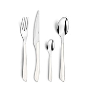 24pc Cutlery Set by Amefa – Stainless Steel, White, Model 2214WHPA10C40