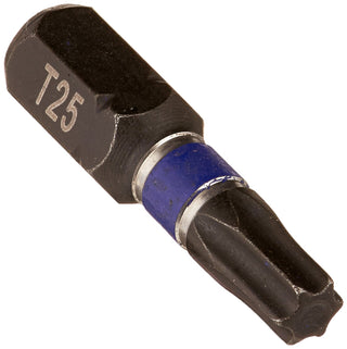 Tools Impact Performance Series TORX T25 Insert Bit by IRWIN – T25, Alloy Steel, Black Oxide, Model 1837404