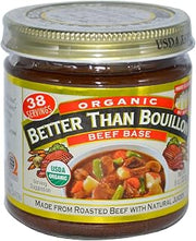 Better Than Bouillon Organic Roasted Beef Base, Makes 38 Cups of Broth, 8 oz