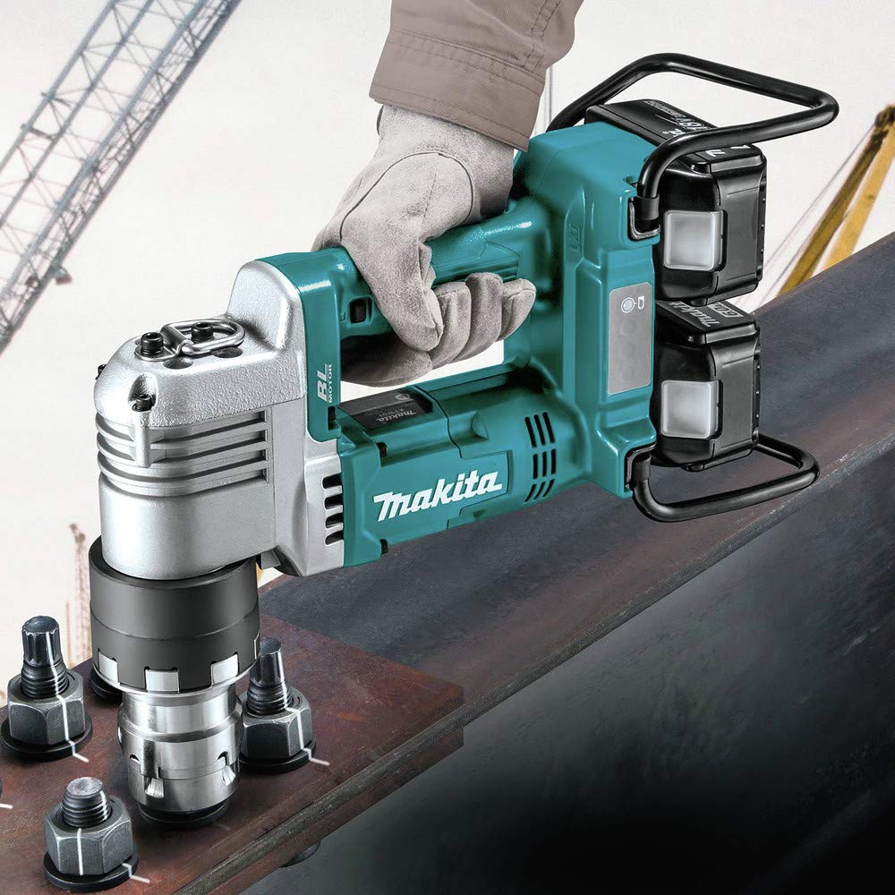 18V X2 LXT® Lithium-Ion (36V) Brushless Cordless Shear Wrench Kit (5.0Ah) by Makita – Teal, Model XTW01PT