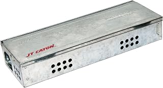 JT Eaton Little Pete Slim Multiple Catch Mouse Trap – Space-Saving Indoor Rodent Trap, No Bait or Poison Needed, 12 Total Traps