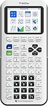 TI-84 Evo Graphing Calculator Texas Instruments, White | Intuitive Icon-based Homescreen, USB-C Charging, Python Programming, Faster Performance, Bigger Graphs than TI-84 Plus CE