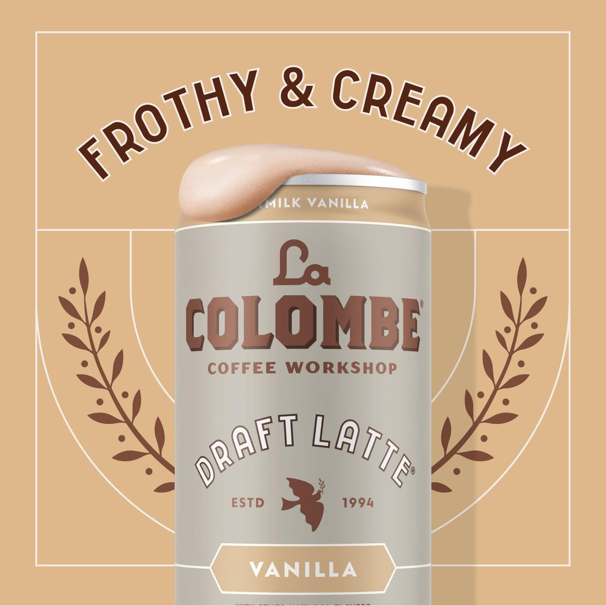 Coffee, Oatmilk Vanilla Latte, 11 fl oz Cans, Coffeehouse Quality Cold Brew, Specialty Grade Coffee Beans, Ready-to-Drink On-the-Go, (Pack of 24) by La Colombe – Model LCT00521