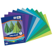 Tru-Ray Construction Paper by DIXON TICONDEROGA CO - PACON – Paper, Assorted, Pack of 3, Model PAC6687-3