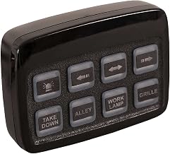 Buyers 6391208, Black Pre-Wired 7-Function Panel Multi-Function Programmable