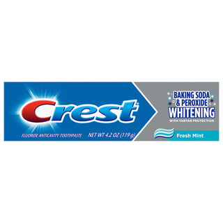 4.2Z Baking Soda & Peroxide Whitening by Crest – 4.2 Ounce (Pack of 1), Baking Soda, Model 693073