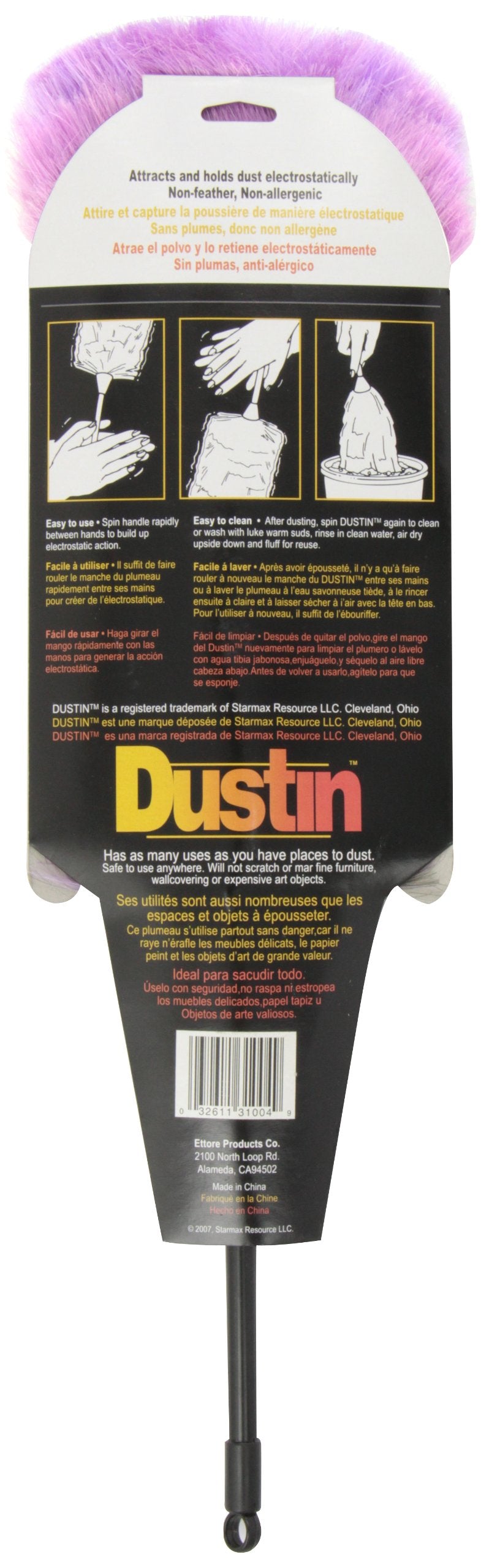 Dustin Duster by Ettore – Polyester, White, Model 31004