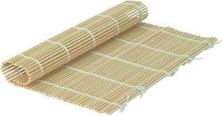 Thunder Group BASR195JP Sushi Roller, 9-1/2" x 9-1/2", Round, Bamboo, Pack of 10