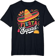 Cinco de Mayo Fiesta Squad Family Matching Group Adults Kids T-Shirt