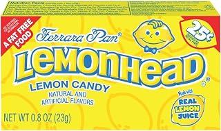 LEMONHEAD Hard Candy, 24 Count, 0.80 oz