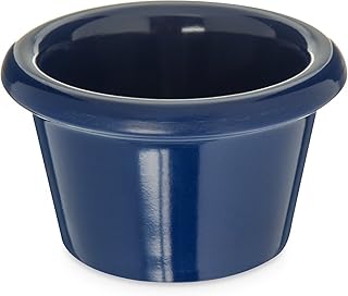 Carlisle FoodService Products CFS S27560 Melamine Smooth Ramekin, 1.5 oz, Cobalt Blue
