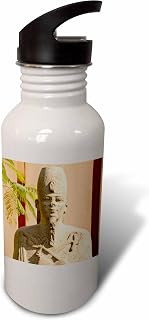 Egypt, Luxor. Pharaonic statue, Luxor Museum-AF14 DBR0175 - Dave Bartruff Flip Straw 21oz Water Bottle