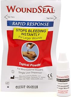 Medique WoundSeal Powder for Larger Wounds Single use Dispenser Bottle, White (2330)