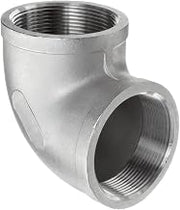 Stainless Steel 304 Cast Pipe Fitting, 90 Degree Elbow, Class 150, 2" NPT Female