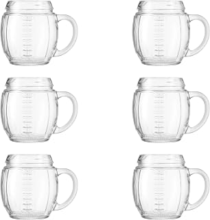 10 Strawberry Street Sports Glassware, Baseball, Set of 6