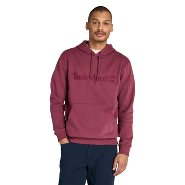 Men's Hampton Hoodie by Timberland – Cotton, Burgundy