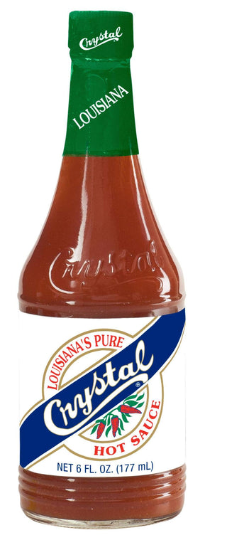 Crystal Hot Sce 6 Oz by Crystal Extra Hot Sauce – 35.56 x 24.384 x 17.78 cm, Pack of 24