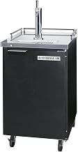 Beverage Air BM23HC-B 24" W Portable Draft Beer Cooler Dispenser, 1/2 Keg Capacity, Black