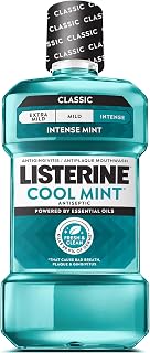 Listerine Cool Mint Antiseptic Mouthwash, Intense Mint, 8.5 fl. oz/250 mL