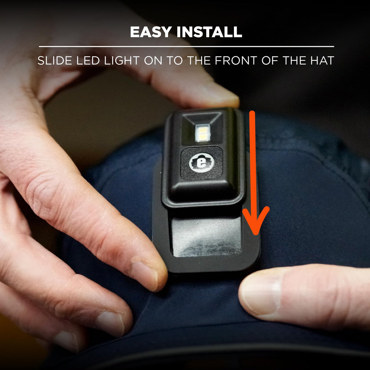 Skullerz 8965F(x) Safety Bump Cap Hat with Rechargeable LED Light by Ergodyne – One Size, Hat: 100% Polyester, Shell: HDPE, Navy, Model 23473