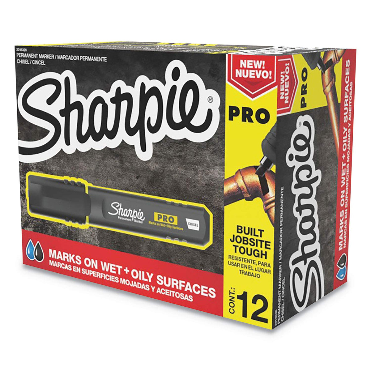 Sharpie Marker (Pack of 144) / Chisel Tip (Pack of 144) / 1 Count (Pack of 144) Permanent Markers