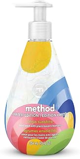 Method Limited Edition Gel Hand Wash, Citrus Sunshine, 12 Ounces