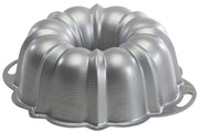 ProForm Bundt by Nordic Ware – 12 Cup, 12.0 cups, Aluminum, Silver, Model 50342